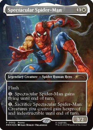 Spectacular Spider-Man (Borderless) (002) Foil - Media Promos