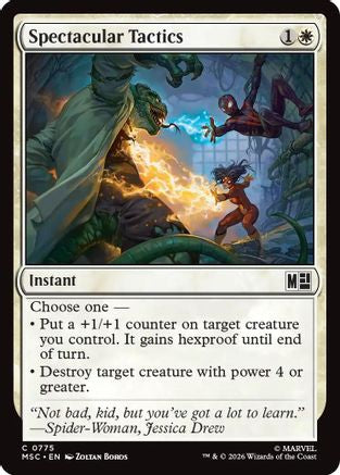 Spectacular Tactics (775) Foil - Commander: Marvel Super Heroes