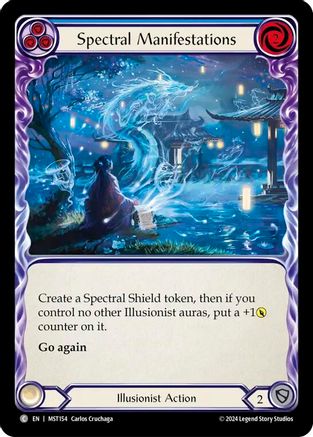 Spectral Manifestations (Blue) (MST154) Rainbow Foil - Part the Mistveil