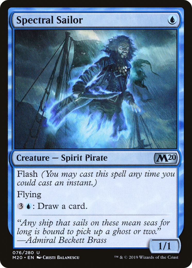 Spectral Sailor (076) - Core Set 2020 Foil