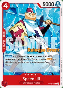 Speed Jil (OP16-009) Release Event Cards