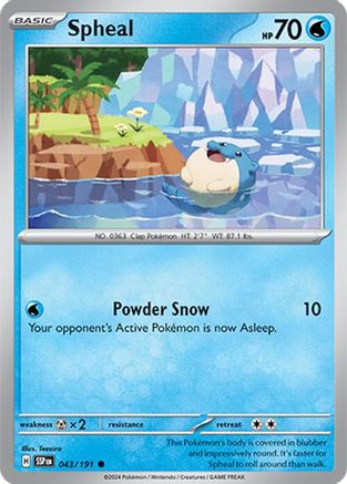 Spheal (43) - Surging Sparks