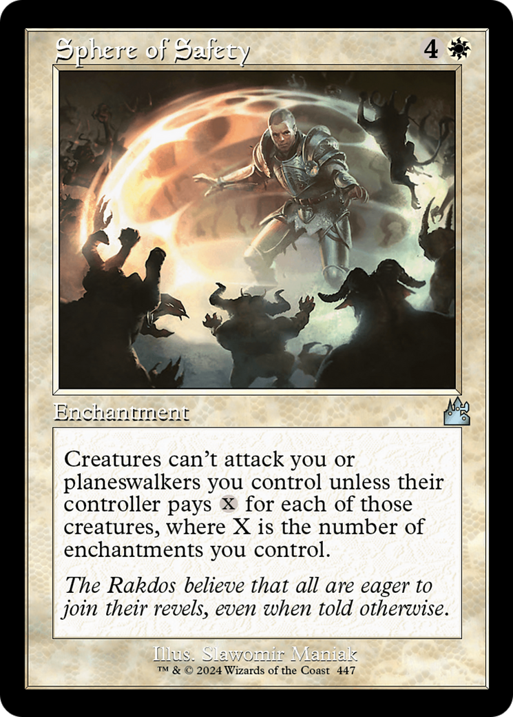 Sphere of Safety (Retro) (447) Foil - Ravnica Remastered