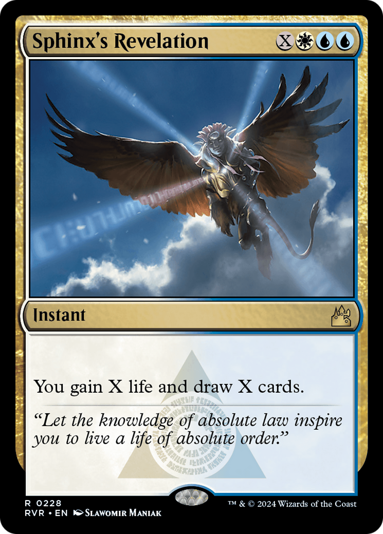 Sphinx's Revelation (228) Foil - Ravnica Remastered