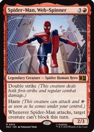 Spider-Man, Web-Spinner (832) - Commander: Marvel Super Heroes
