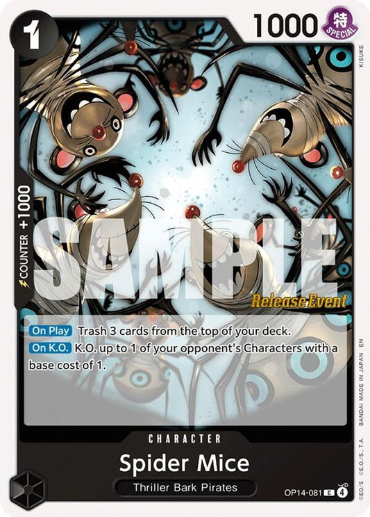 Spider Mice (OP14-081) Release Event Cards
