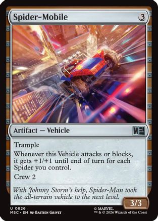 Spider-Mobile (826) Foil - Commander: Marvel Super Heroes