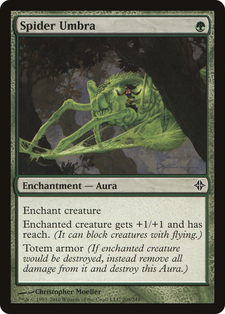 Spider Umbra (208) Foil - Rise of the Eldrazi