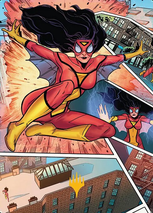 Spider-Woman, Stunning Savior (051s) Gold-Stamped - Art Series: Marvel's Spider-Man