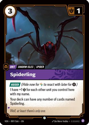 Spiderling (097) Foil - Vendetta