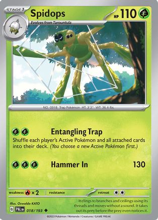 Spidops (18) Reverse Holofoil - Paldea Evolved