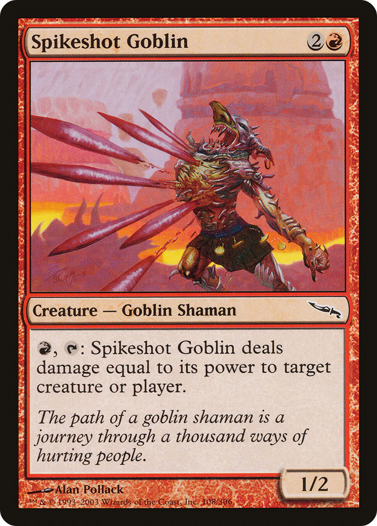 Spikeshot Goblin (108) - Mirrodin