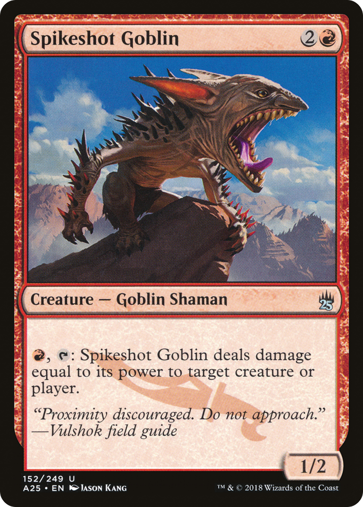 Spikeshot Goblin (152) - Masters 25