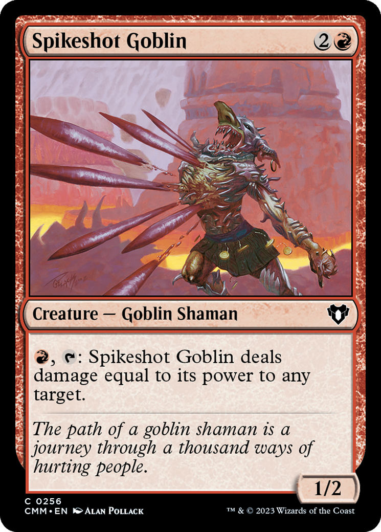 Spikeshot Goblin (256) Foil - Commander Masters