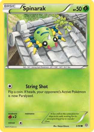 Spinarak (5) Reverse Holofoil - Ancient Origins