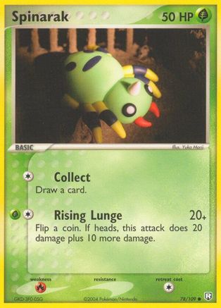 Spinarak (78) Reverse Holofoil - Team Rocket Returns