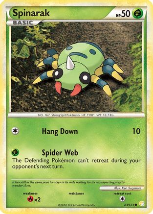 Spinarak (83) - HeartGold & SoulSilver