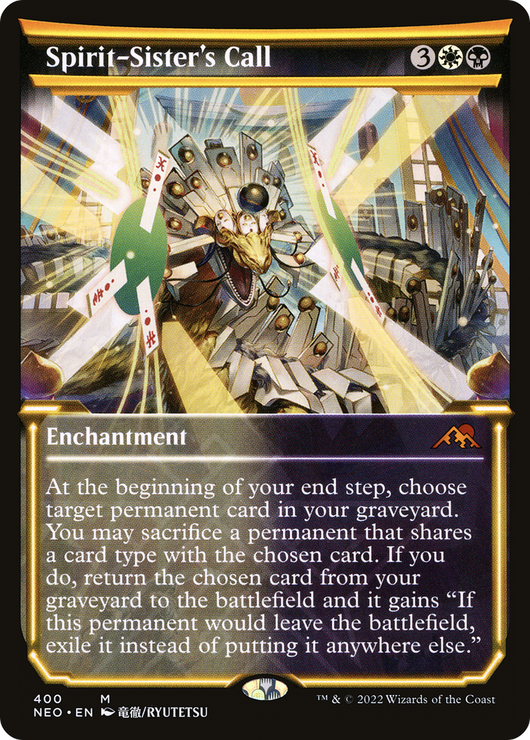 Spirit-Sister's Call (Showcase) (400) - Kamigawa: Neon Dynasty Foil