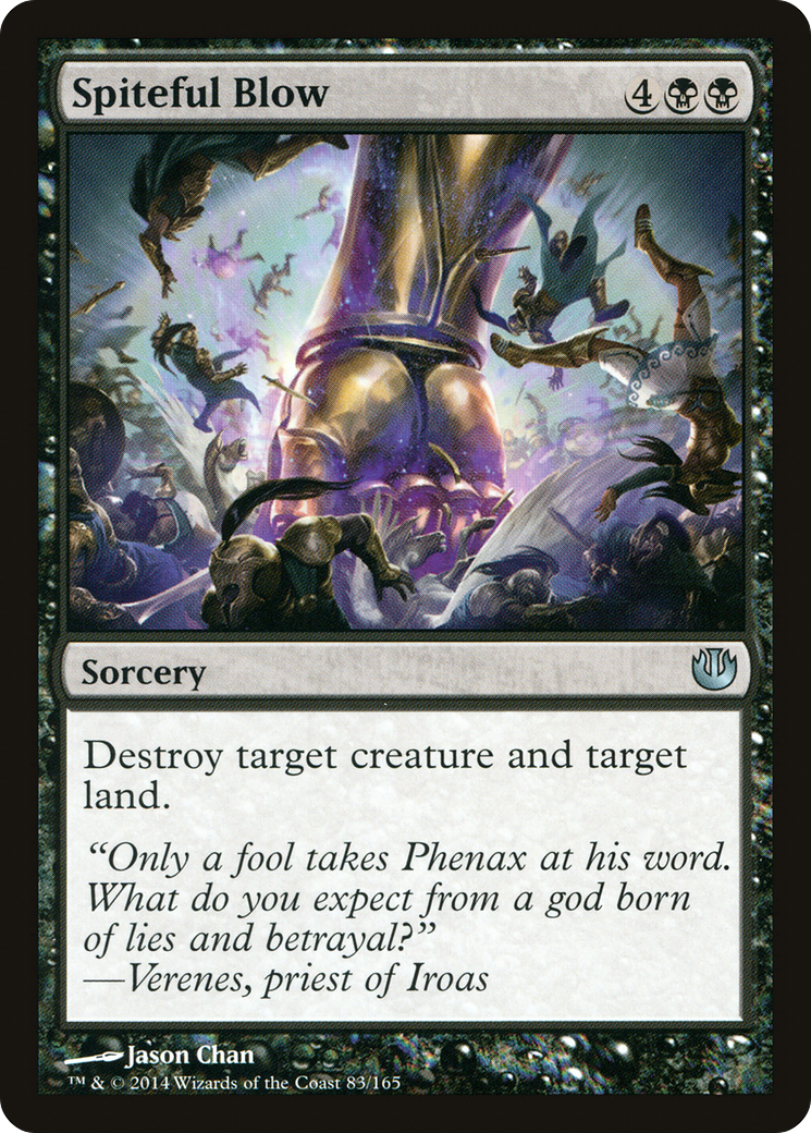 Spiteful Blow (083) Foil - Journey into Nyx