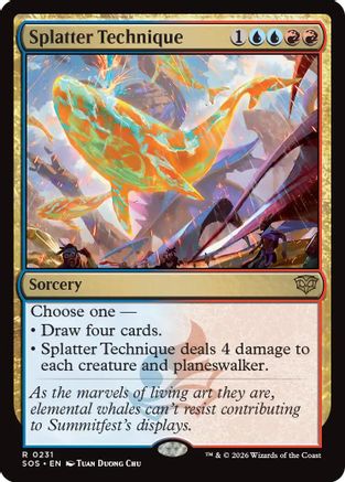 Splatter Technique (231) Foil - Secrets of Strixhaven