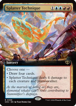 Splatter Technique (Extended Art) (356) - Secrets of Strixhaven