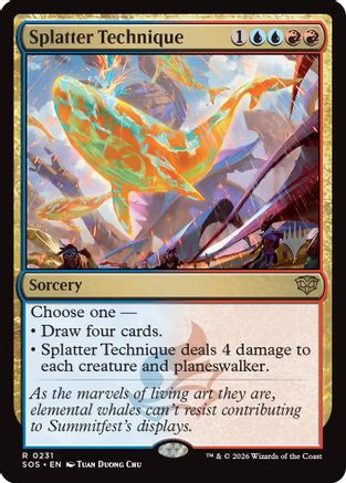 Splatter Technique (Promo Pack) (231) - Secrets of Strixhaven