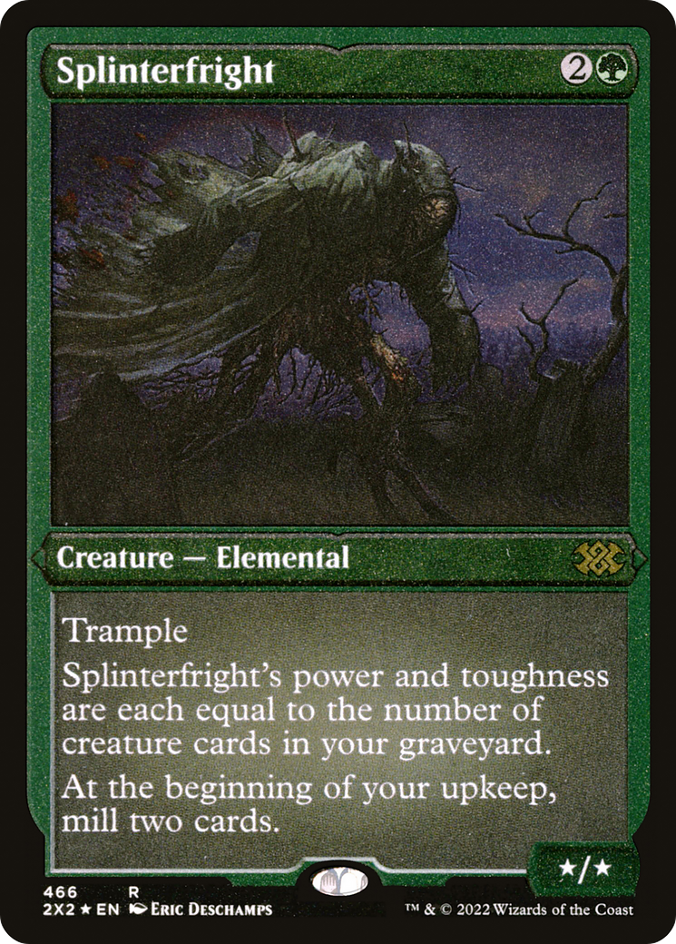 Splinterfright (466) Etched Foil - Double Masters 2022