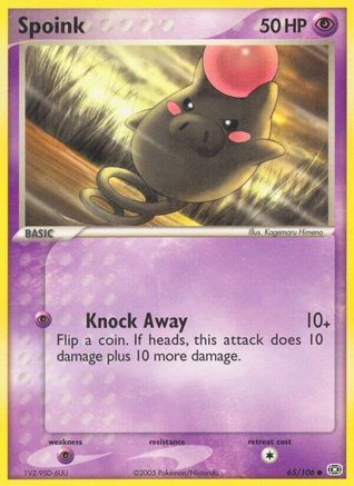 Spoink (65) - Emerald