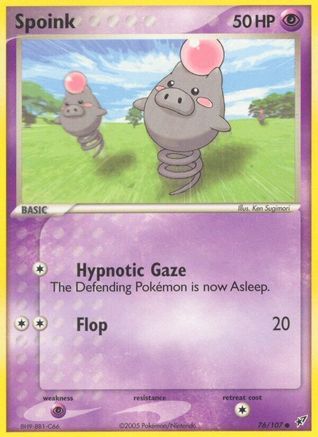 Spoink (76) Reverse Holofoil - Deoxys