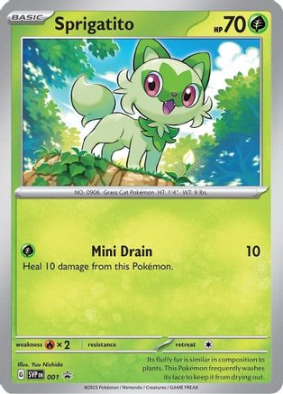 Sprigatito (1) Holofoil - Black Star Promos