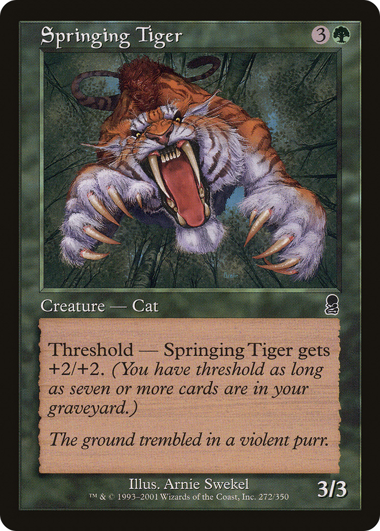 Springing Tiger (272) Foil - Odyssey