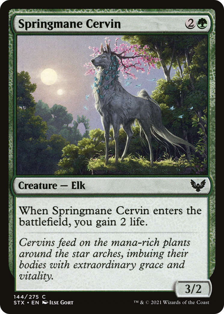 Springmane Cervin (144) - Strixhaven: School of Mages Foil