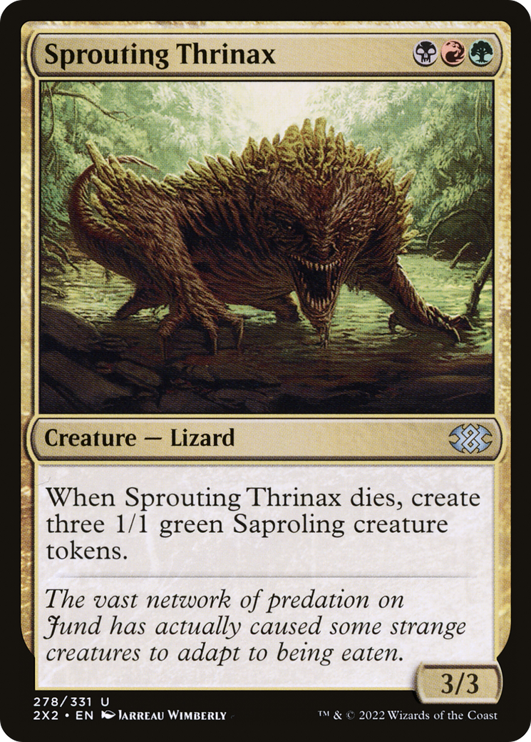 Sprouting Thrinax (278) Foil - Double Masters 2022