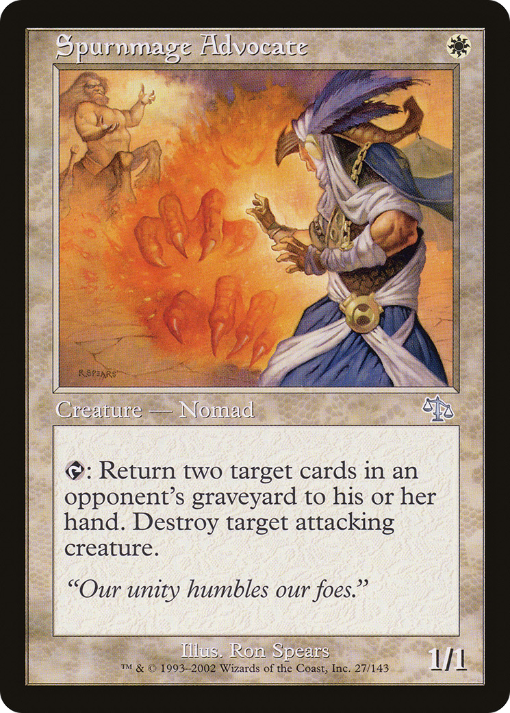 Spurnmage Advocate (027) Foil - Judgment
