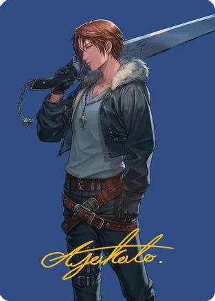 Squall, SeeD Mercenary (047s) Gold-Stamped - Art Series: FINAL FANTASY