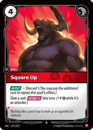 Square Up (017) - Unleashed