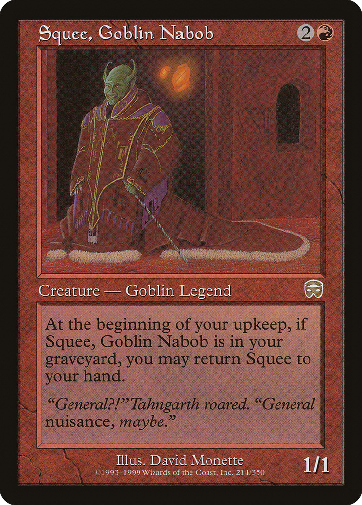 Squee, Goblin Nabob (214) Foil - Mercadian Masques