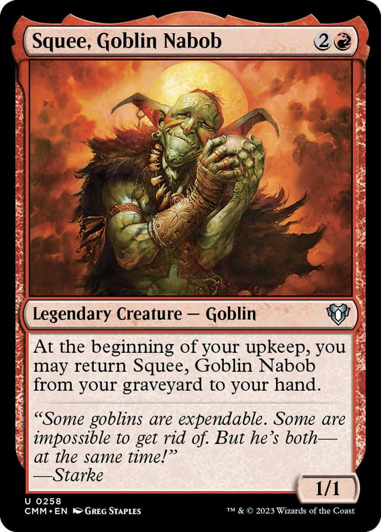 Squee, Goblin Nabob (258) - Commander Masters
