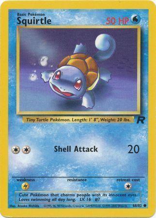 Squirtle (68) (Unlimited) - Team Rocket