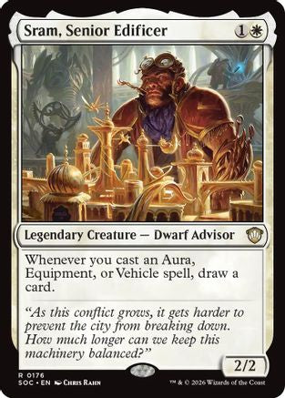Sram, Senior Edificer (176) - Commander: Secrets of Strixhaven