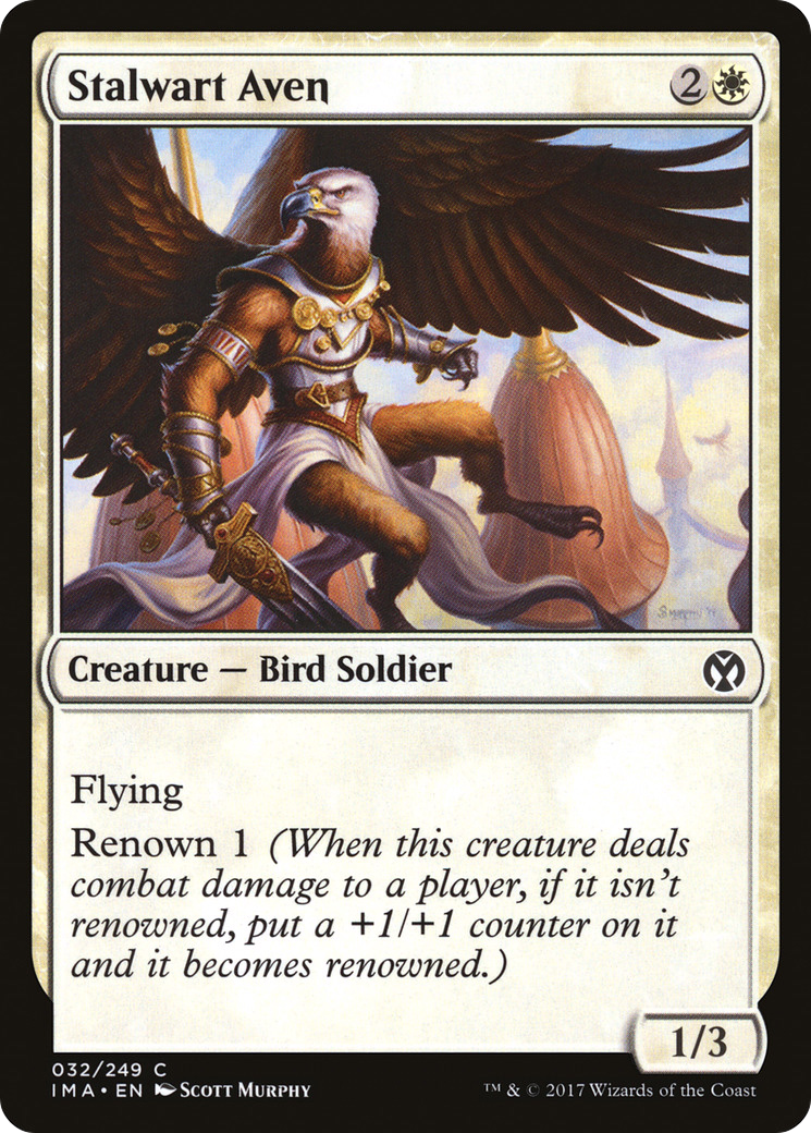 Stalwart Aven (032) Foil - Iconic Masters