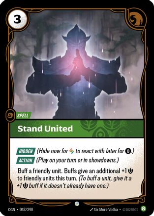 Stand United (053) Foil - Origins