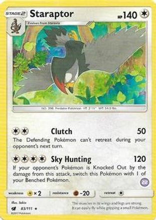 Staraptor (83) - Trainer Kit: Alolan Sandslash & Alolan Ninetales
