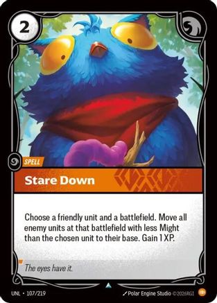 Stare Down (107) - Unleashed