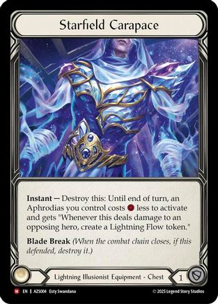 Starfield Carapace (AZS004) Rainbow Foil - Armory Deck: Zyggy