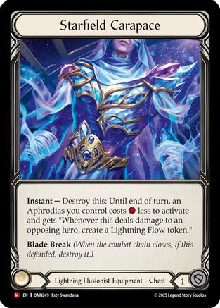Starfield Carapace (OMN249) Cold Foil - Omens of the Third Age