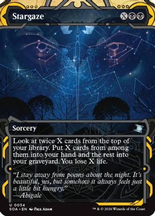 Stargaze (034) Foil - Secrets of Strixhaven: Mystical Archive