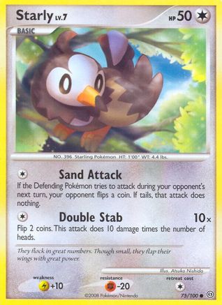 Starly (75) Reverse Holofoil - Stormfront