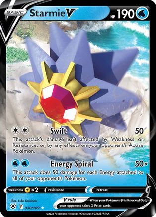 Starmie V (30) Holofoil - Astral Radiance