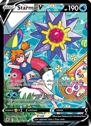 Starmie V (Alternate Full Art) (TG13) Holofoil - Astral Radiance